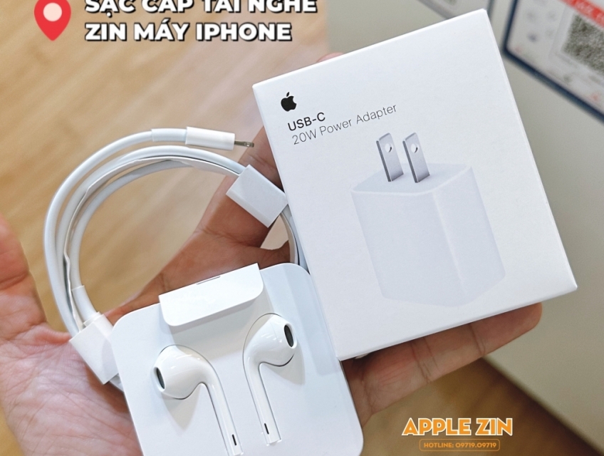 SẠC-CÁP-TAI NGHE Zin Máy iPhone