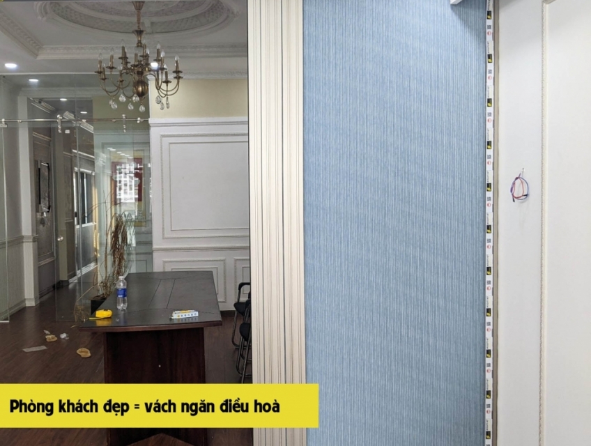 Vách ngăn lạnh điều hoà phòng khách Funismart