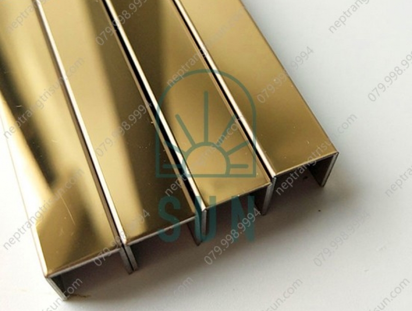 Nẹp U10 Trang Trí Nội Thất Bằng Inox 304
