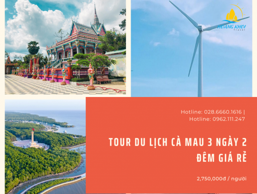 TOUR DU LỊCH MIỀN TÂY - CÀ MAU