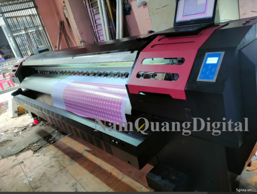 Máy in bạt khổ lớn Crystal J4000ii 3m2 cũ