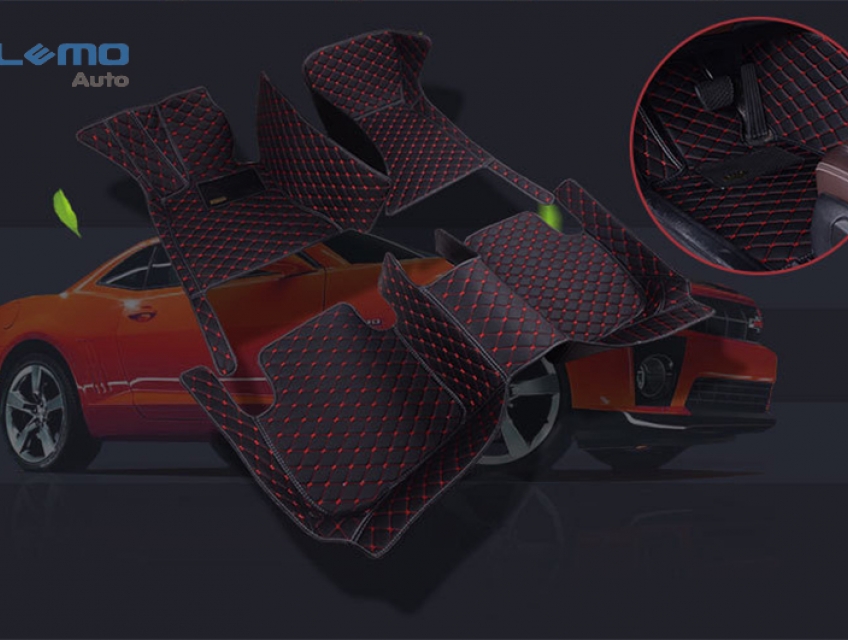 Thảm lót sàn ô tô xe Fortuner da quả Trám tiêu chuẩn