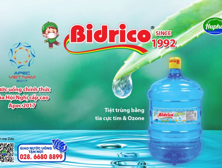 Nước Uống Bidrico Bình 19L | Gía Ưu Đãi | Chính Hãng