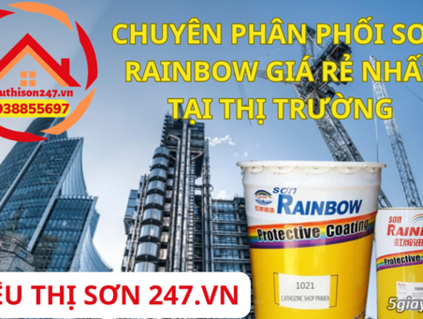 NHÀ PHÂN PHỐI SƠN DẦU RAINBOW CHÍNH HÃNG TỪ NHÀ MÁY
