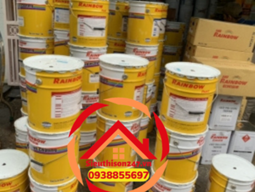 CỬA HÀNG CHUYÊN BÁN SƠN CHỊU NHIỆT RAINBOW 600 ĐỘ TẠI BÌNH DƯƠNG