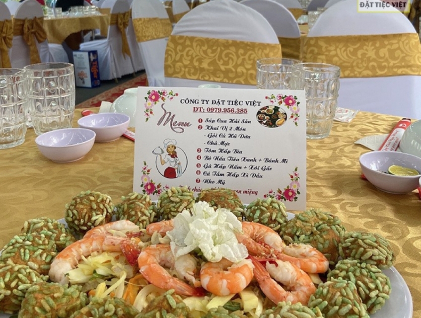 Đặt tiệc tại nhà ở TpHCM