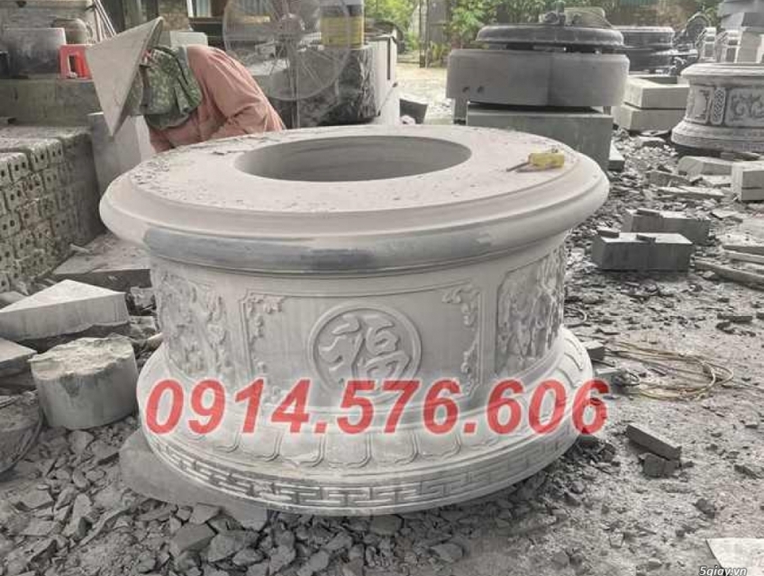 07+ xây mộ bằng đá xanh quây đẹp bán lâm đồng