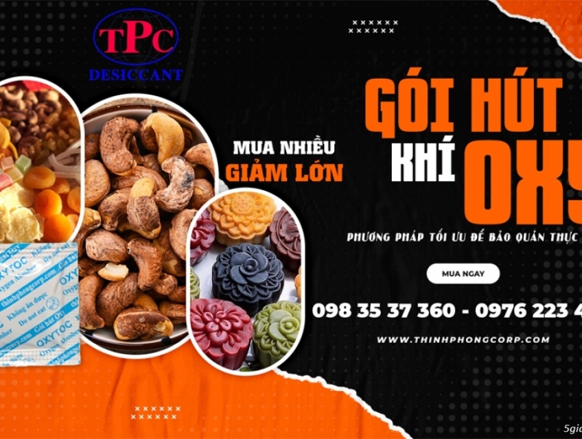 Gói hút ẩm sử dụng cho thực phẩm