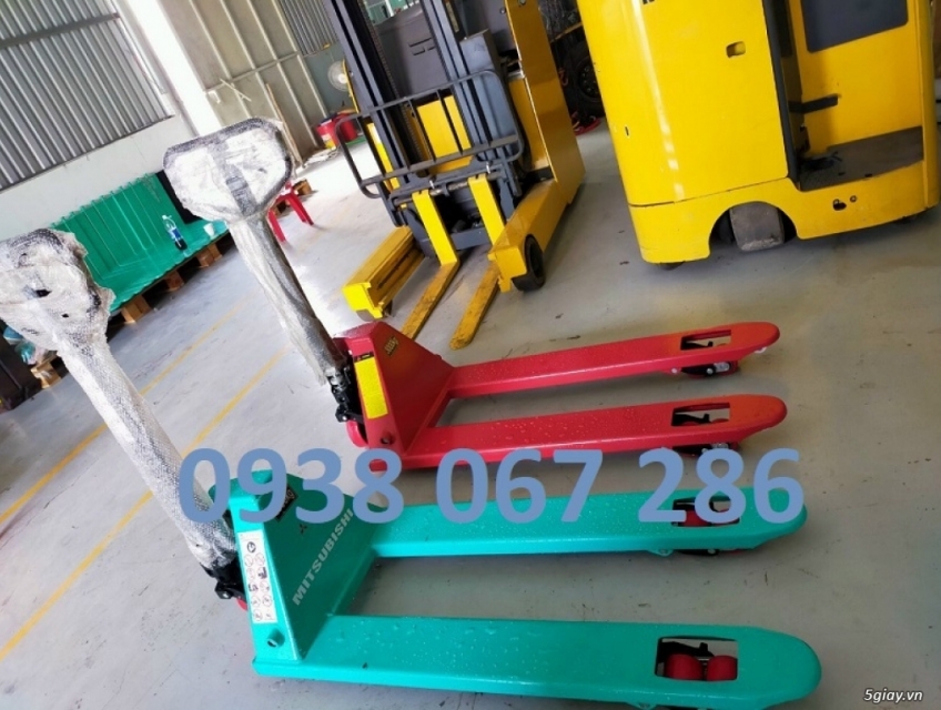 Xe nâng tay thấp Mitsubishi 2500kg xe nâng tay kéo pallet