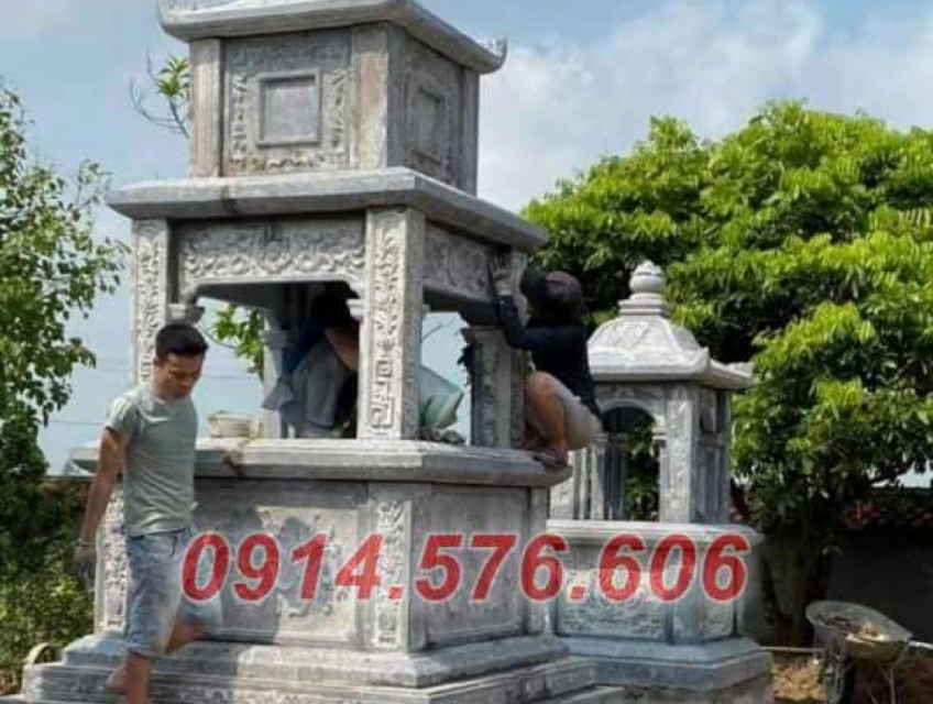 10+ xây khu lăng mộ bằng đá xanh đẹp bán đồng tháp