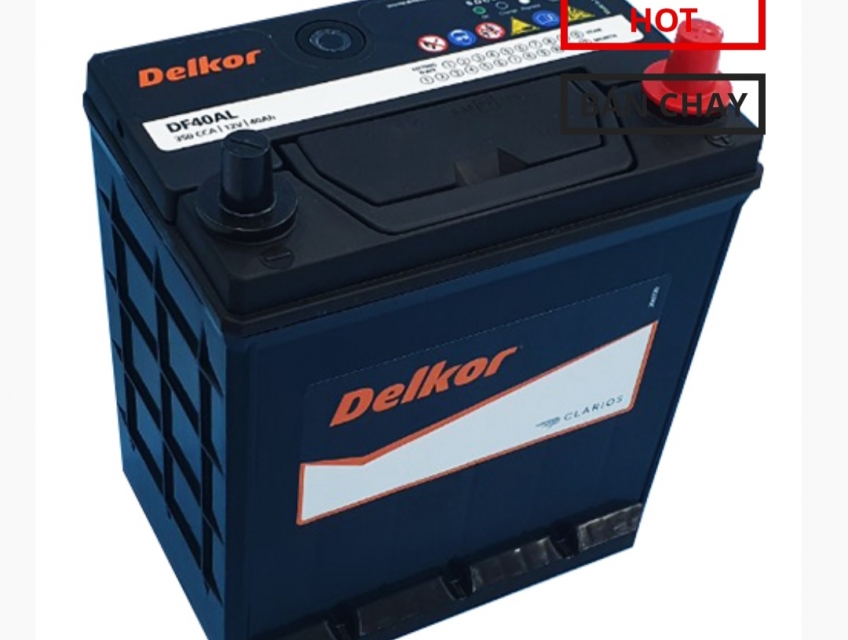 Bình Ắc Quy Delkor 12v 40Ah DF40AL