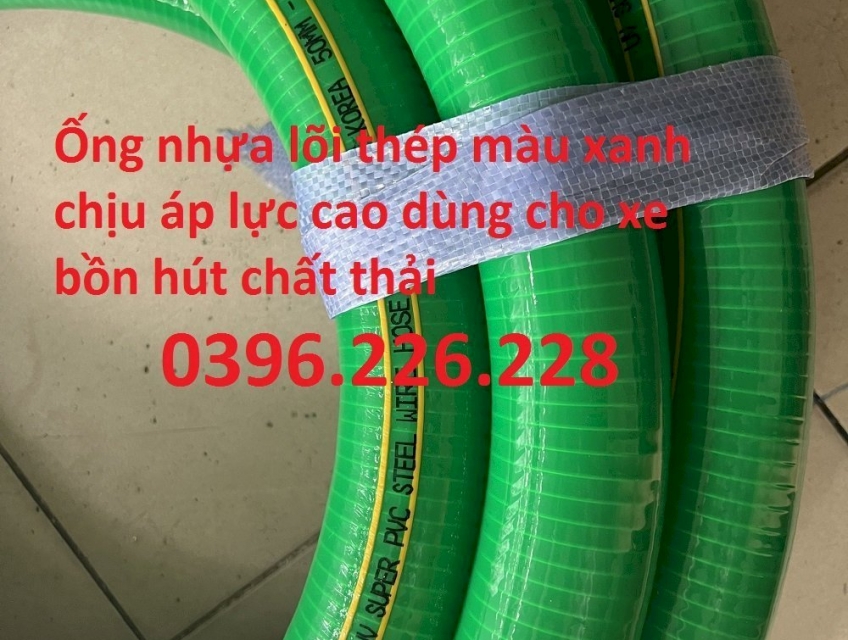 Địa chỉ đại lý cung cấp ống nhựa lõi thép màu xanh phi 50, 60, 76,100.