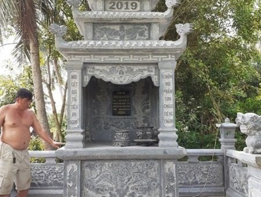 04+ bình định + mẫu nhang án thờ đá đẹp bán