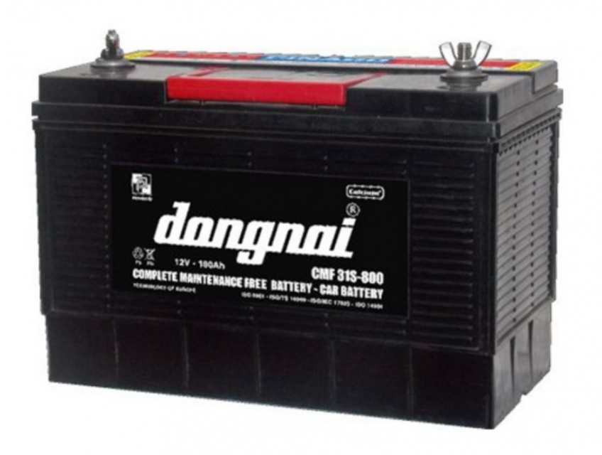 Bình ắc quy 100ah Đồng Nai cọc bulong CMF 31S-800