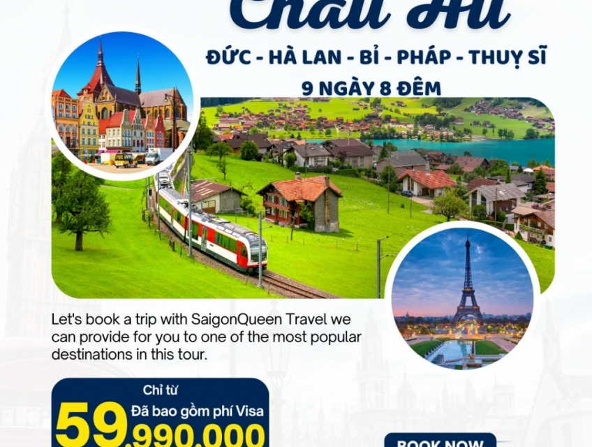 ✈️✈️ TOUR CHÂU ÂU 5 NƯỚC✈️✈️