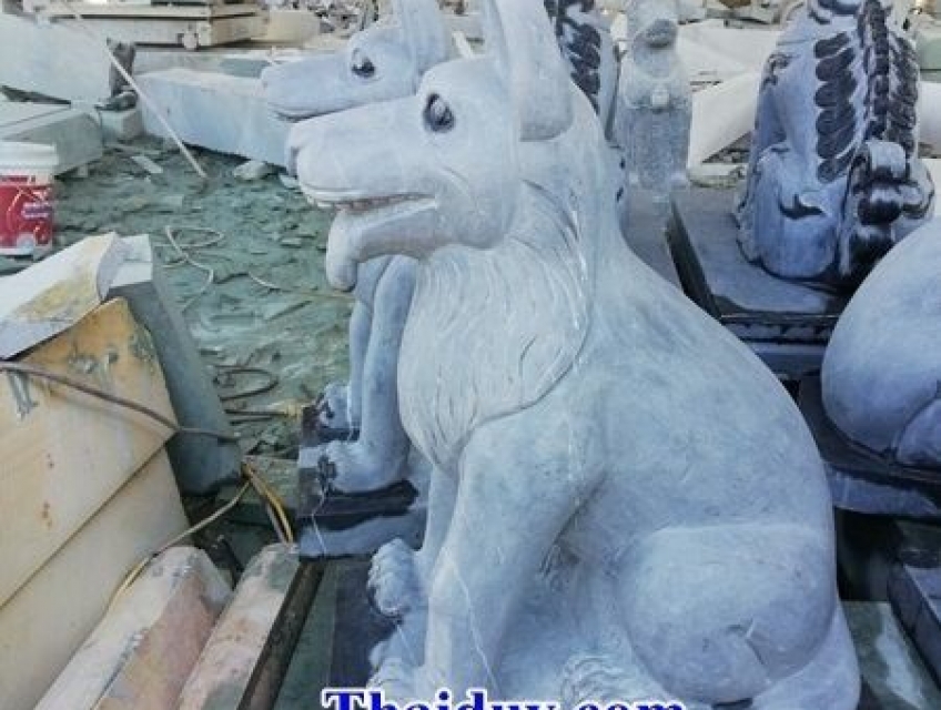 Mẫu 16+ tượng chó bằng đá đá đẹp bán đắk lắk