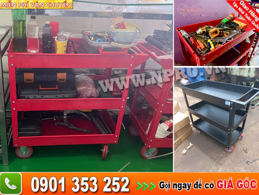 Xe đẩy dụng cụ thiết bị - Thiết bị lưu trữ đồ nghề giá rẻ