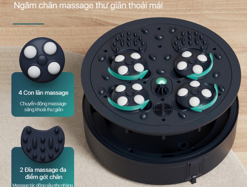 Thư giãn ngay tại nhà với máy massage chân Philips PPM6501