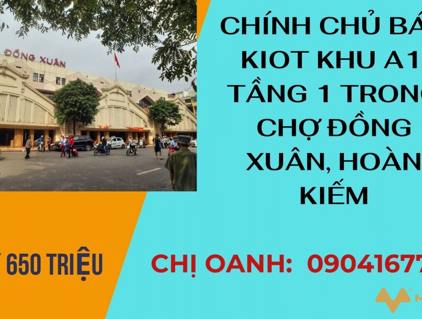 Chính Chủ Cần bán gấp Kiot đang kinh doanh bán buôn giày dép ở khu
