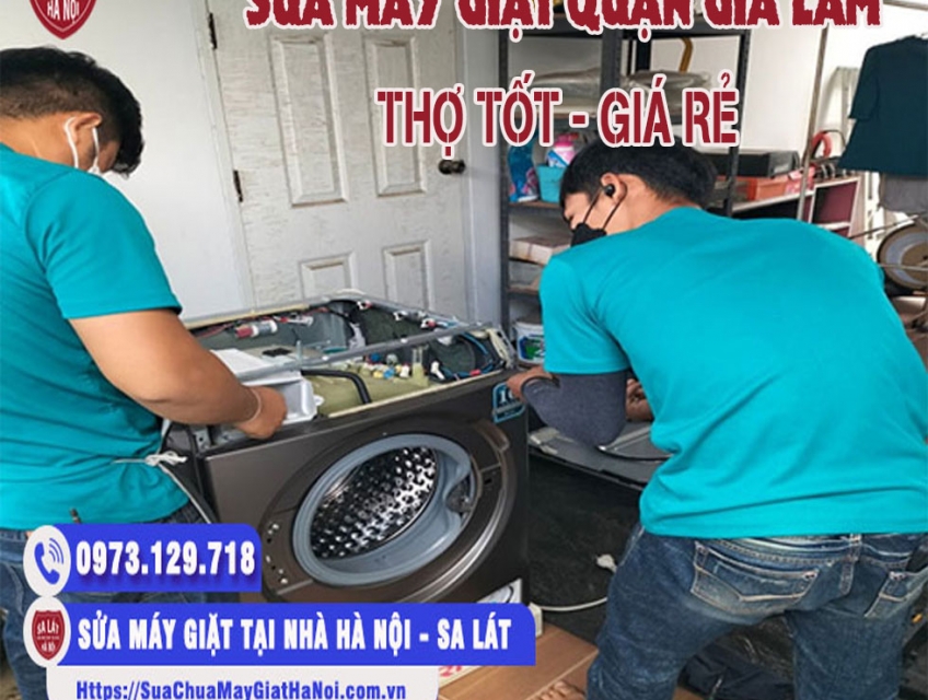 Sửa máy giặt quận Gia Lâm: Thợ tốt, giá rẻ – Liên hệ: 0973129718