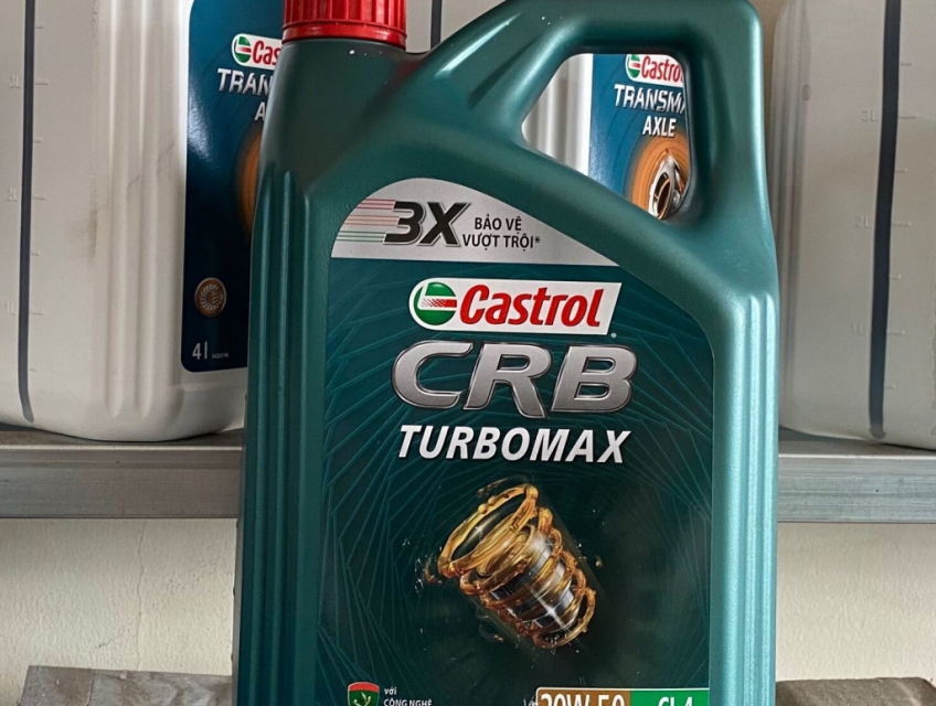 Đại lý bán dầu nhớt động cơ Diesel Castrol Crb Tubomax 15W40/20W50