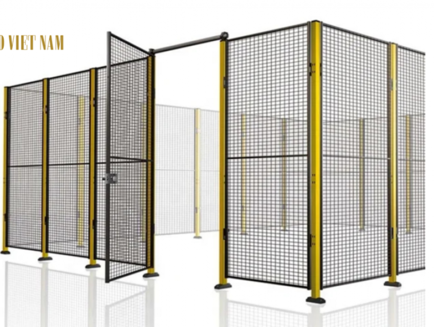 vách ngăn kho,vách lưới thép,hàng rào vách ngăn,hàng rào kho xưởng
