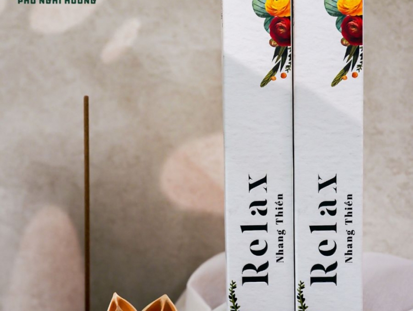 Nhang Thiền,Thư Giãn Relax (cao 20cm-60gr)