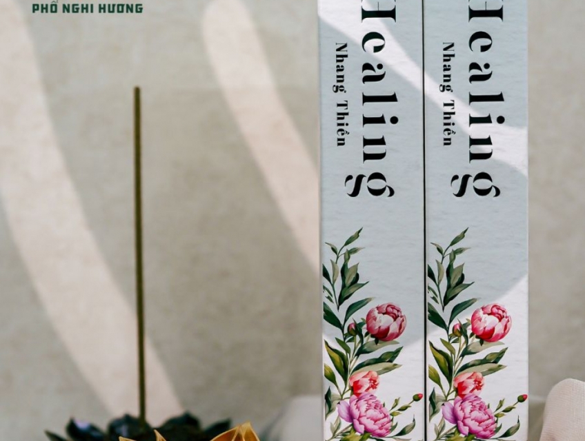 Nhang Thiền,Yoga Healing (cao 20cm, 60gr)