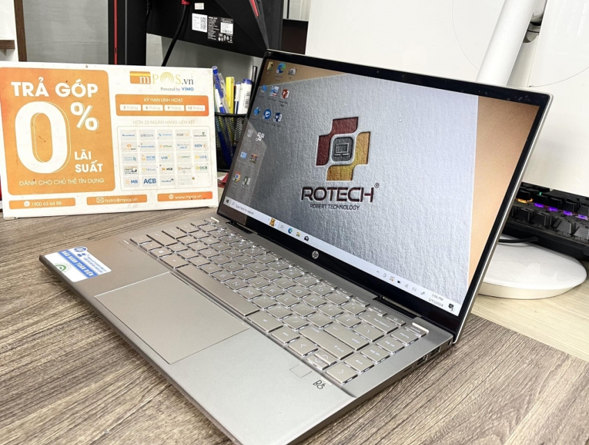 Hp X360 i3-1125G4 4GB 512GB Cảm ứng, đèn phím