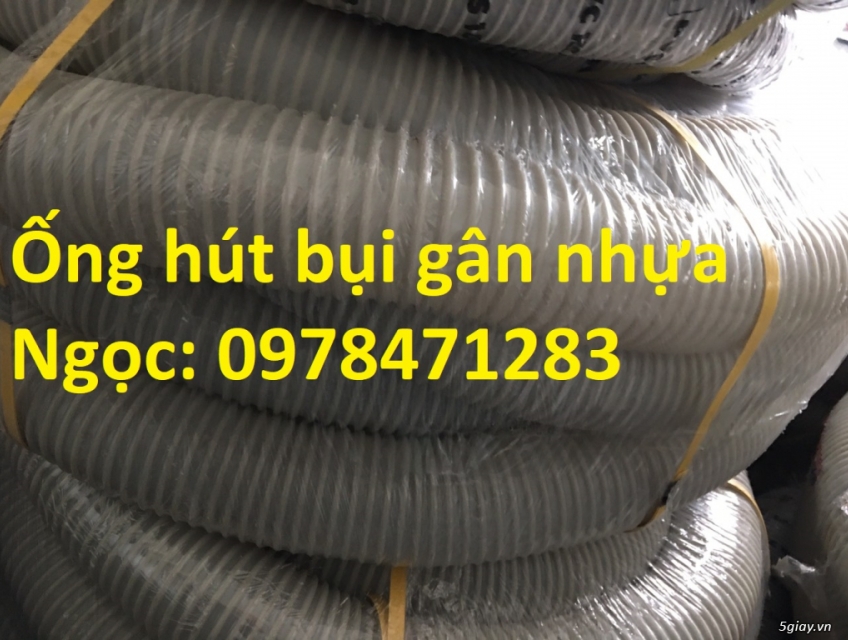Ống hút bụi gân nhựa phi 150mm, ống hút bụi ruột gà phi 100mm giá rẻ.