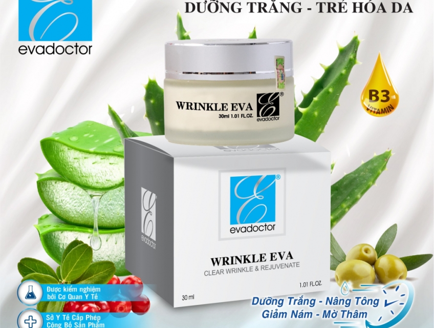 Kem dưỡng trắng da WRINKE EVA của EVADOCTOR