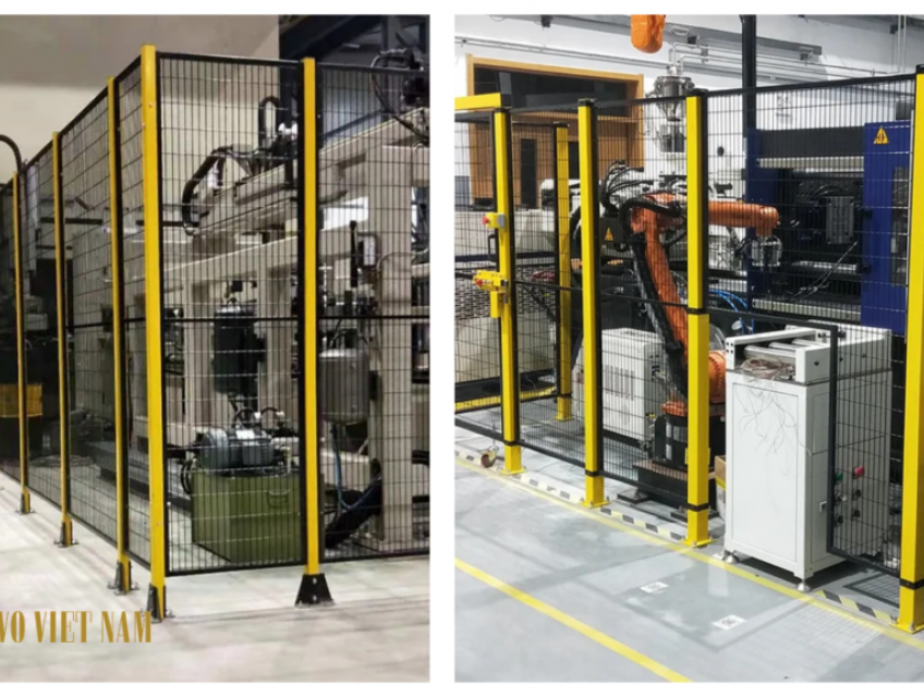 Vách ngăn lưới thép,hàng rào vách ngăn,vách ngăn kho xưởng,hàng rào