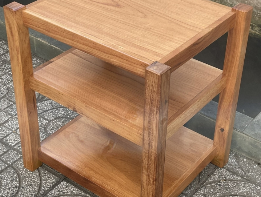 Kệ audio gỗ gõ đỏ, căm xe, sồi