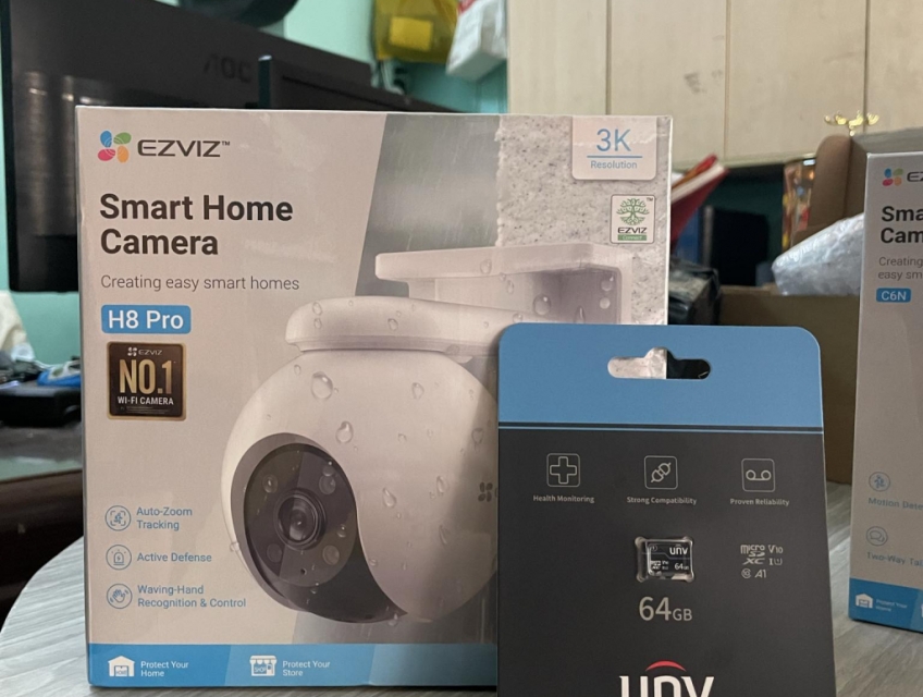 VỚI DÒNG CAMERA EZVIZ H8 PRO 3K SIÊU NÉT VỚI GIÁ SIÊU HAT DẺ
