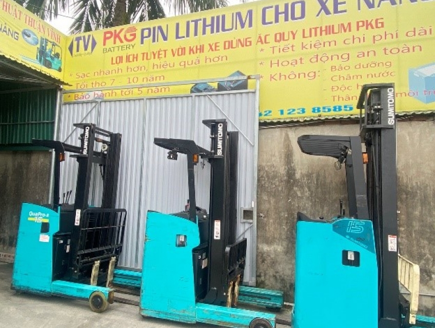 Bảng giá cho thuê xe nâng cũ tại Hà Nội -Việt Nam