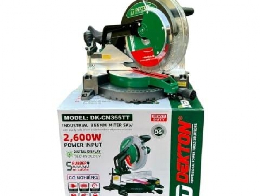 Máy cắt nhôm công nghiệp Dekton DK-CN355TT - Sự mạnh mẽ của nền công n