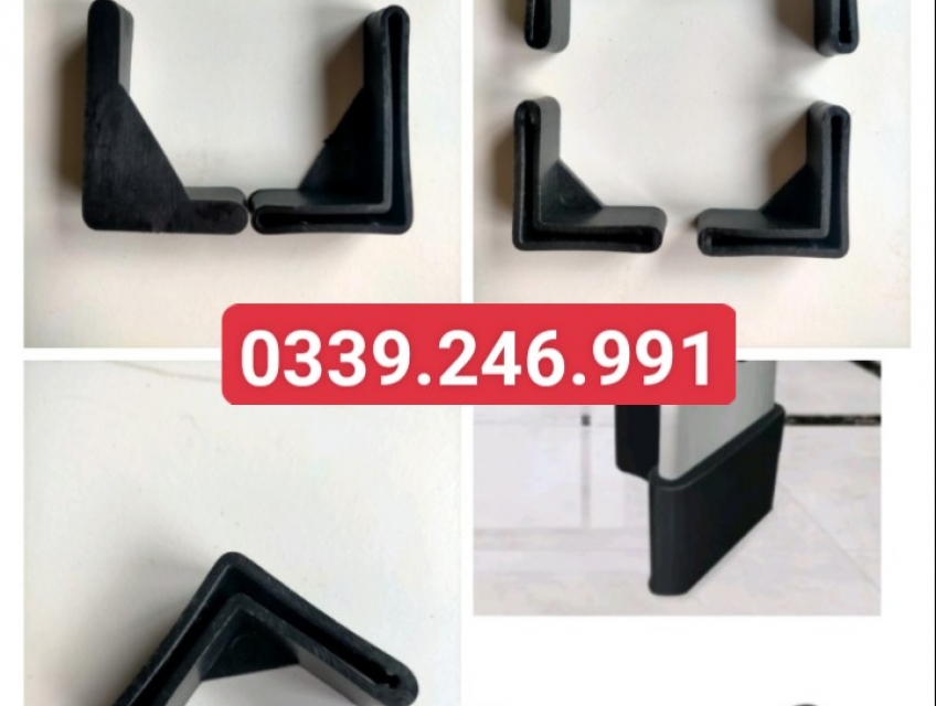 Chân nhựa chống trầy( V3 x 3cm) ,bịt chân sắt V
