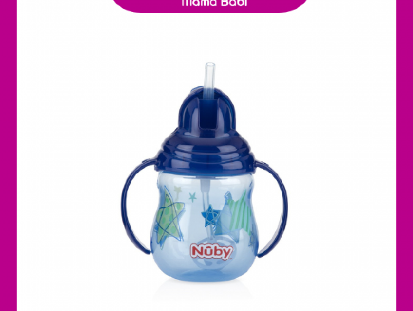 Bình uống nước có ống hút xoay 360 độ