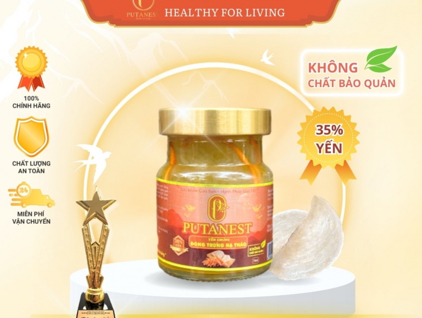 YẾN SÀO PUTANEST HÀM LƯỢNG 35% ĐẠT CHUẨN ISO & HACCP CODEX