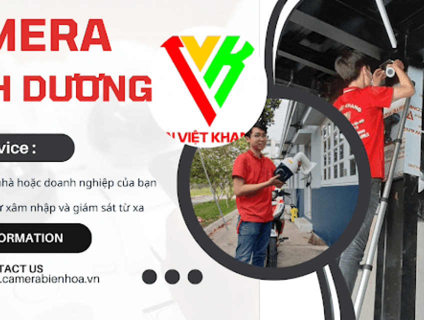 Lắp camera bình dương - Giá rẻ - Bảo hành 1 đổi 1