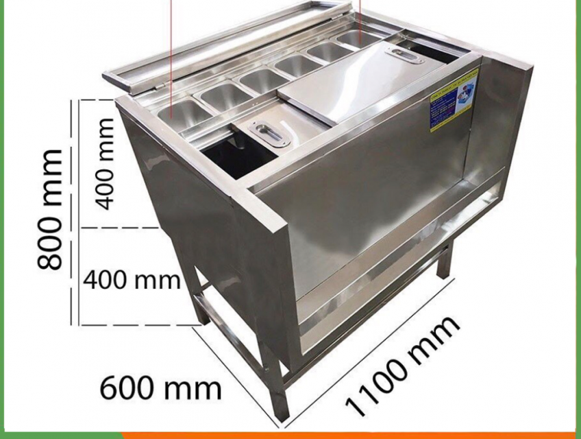 Thùng đá inox các loại