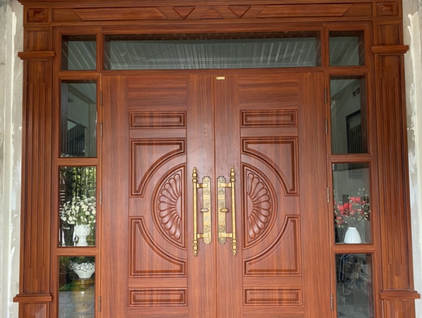 Các mẫu cửa thép vân gỗ mới nhất 2024 | Siêu đẹp, chất lượng