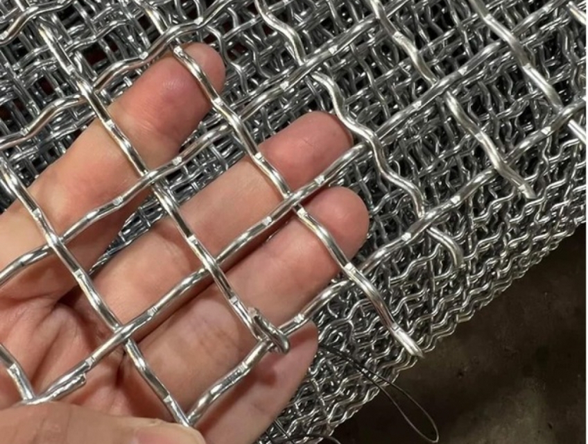 Lưới đan inox 304 mắt 1cm x 1cm