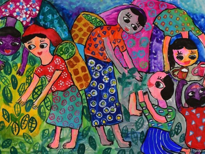 Lớp học vẽ cho bé ở Cầu giấy