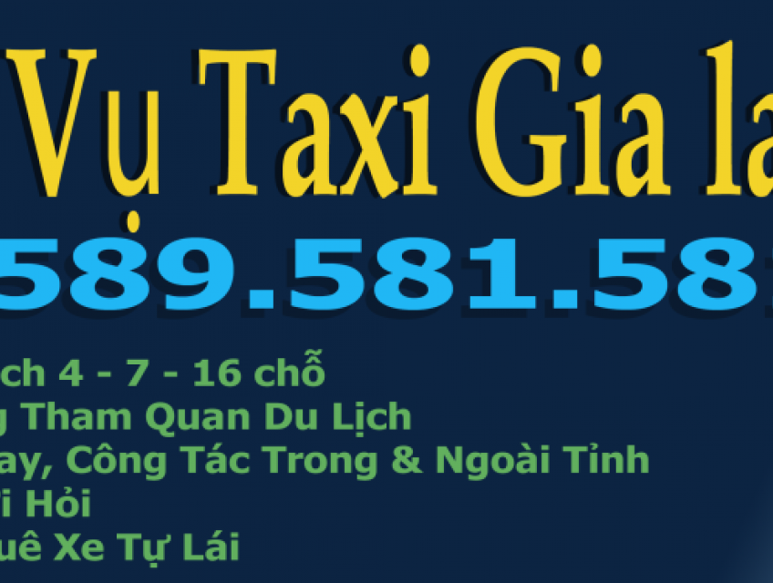 Taxi Gia Lai - Dịch Vụ Taxi Giá Rẻ