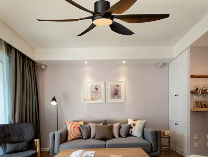 QUẠT TRẦN 6 CÁNH NHỰA – SANG TRỌNG & BỀN BỈ ️