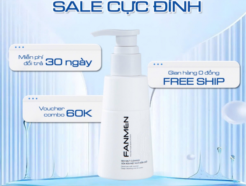 cần bán #5 Sữa Rửa Mặt Trị Mụn Cho Nam: Giảm Mụn & An Toàn 2025