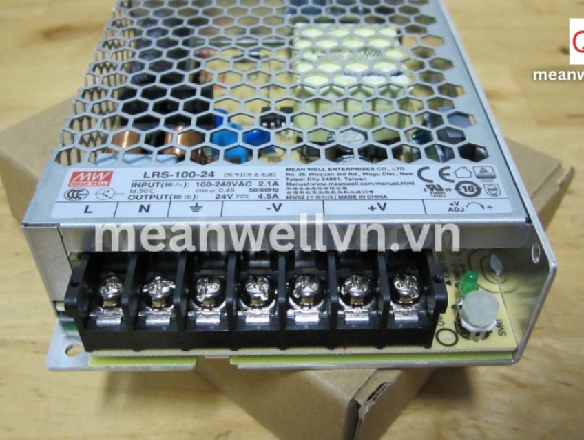 Bán Nguồn Chính Hãng - Nguồn Meanwell LRS-100-24