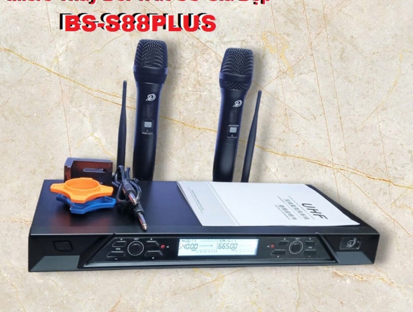 Micro không dây BS-S88 Plus thay đổi được tần số mà giá rẻ