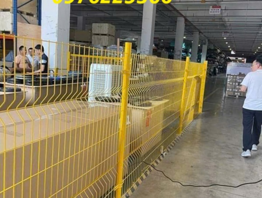 Vách lưới ngăn kho D5a50x150